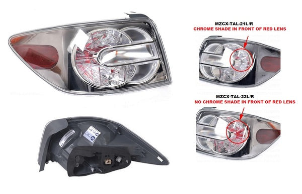 Keteparts Mazda Cx-7 Er Tail Light Left Hand Side