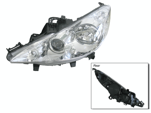 Keteparts Peugoet 207 Headlight Left Hand Side