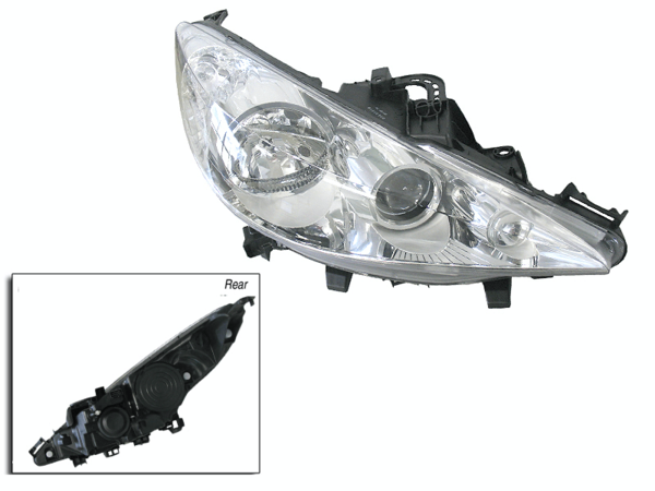 Keteparts Peugeot 207 A7 Headlight Right Hand Side