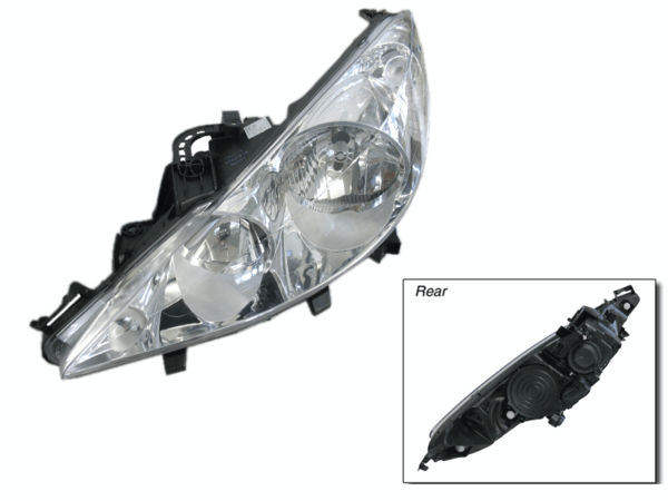 Keteparts Peugeot 207 A7 Headlight Left Hand Side