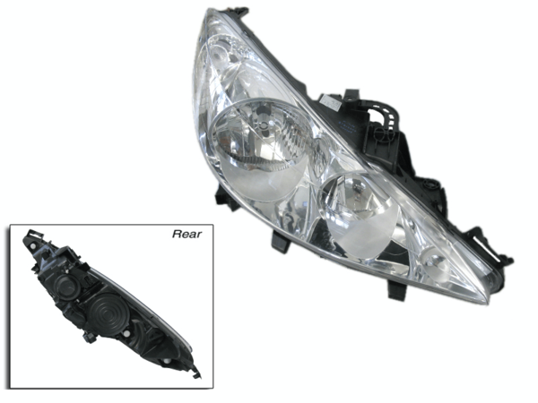 Keteparts Peugeot 207 A7 Headlight Right Hand Side