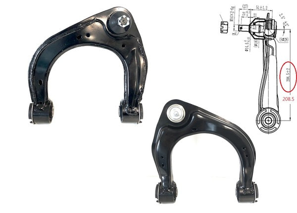 Keteparts Ford Ranger Px Control Arm Left Hand Side Front Upper
