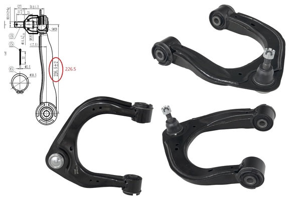 Keteparts Ford Ranger Px Series 2/3 2wd/4wd Control Arm Left Hand Side Front Upper