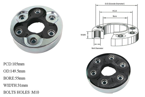 Keteparts Volswagen Bora 1j Front Tail Shaft Coupling