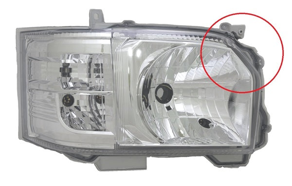Keteparts Toyota Hiace Lwb Trh/Kdh Headlight Right Hand Side