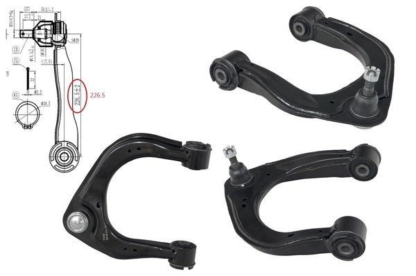 Keteparts Everest Ua Front Upper Control Arm Left Hand Side