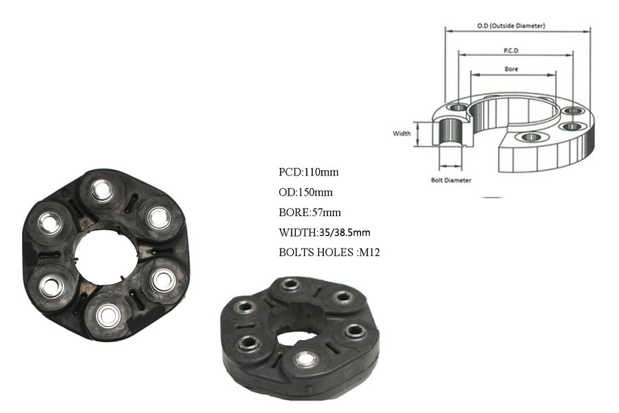 Keteparts Volkswagen Touareg 7l Tail Shaft Coupling