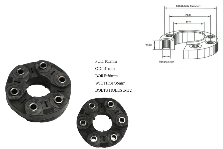 Keteparts Ford Falcon Ba/Bf Tail Shaft Coupling