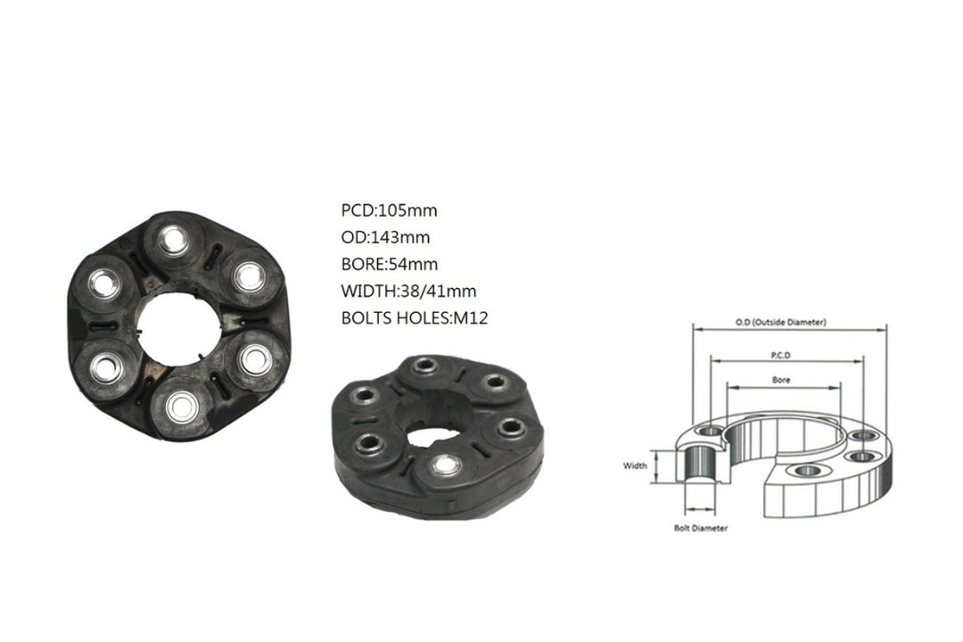 Keteparts Bmw X6 E71/F16/F86/F96/G06 Tail Shaft Coupling