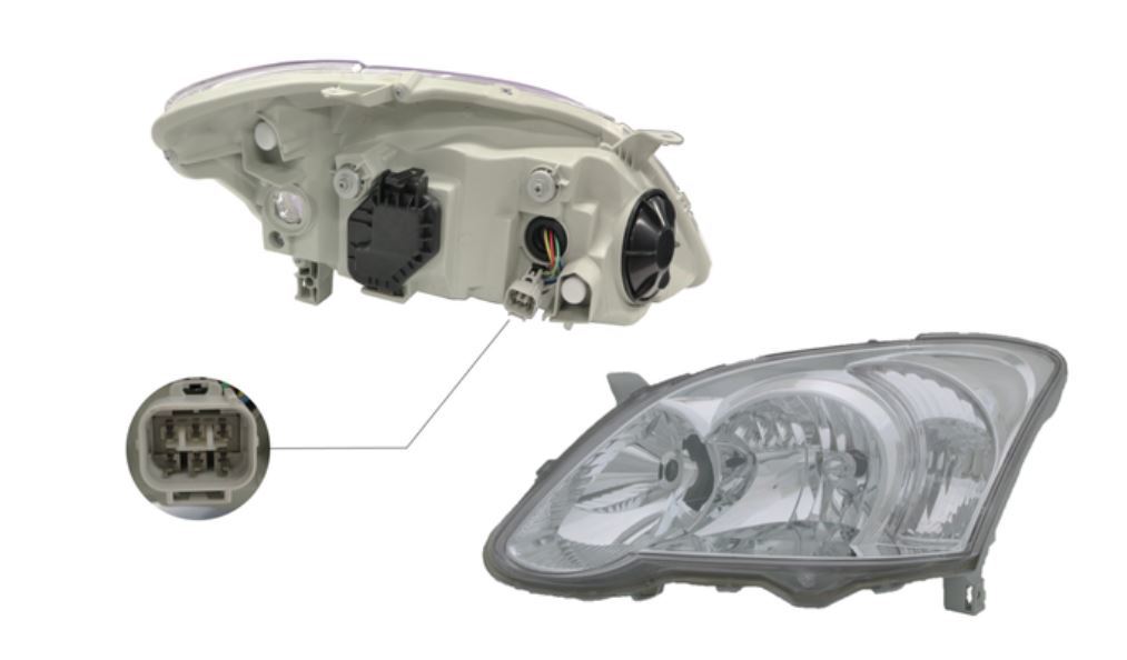 Keteparts Toyota Corolla Zze122 Headlight Left Hand Side