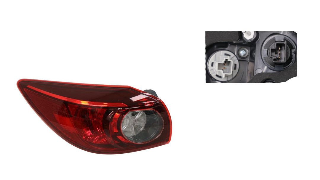 Keteparts Mazda 3 Bm Bn Hatchback Tail Light Left Hand Side Outer