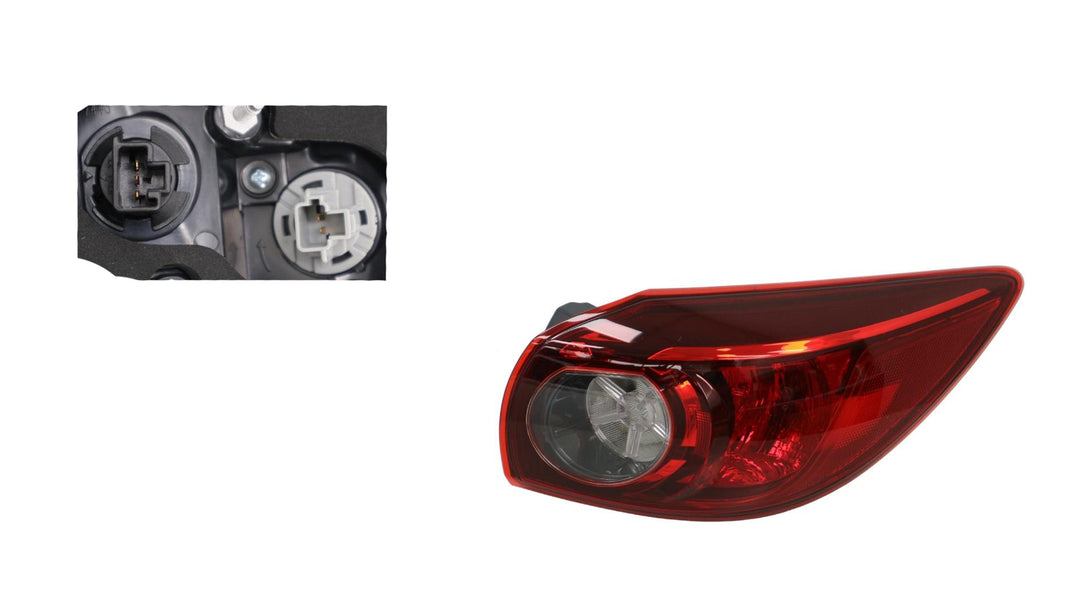 Keteparts Mazda 3 Bm Bn Hatchback Tail Light Right Hand Side Outer
