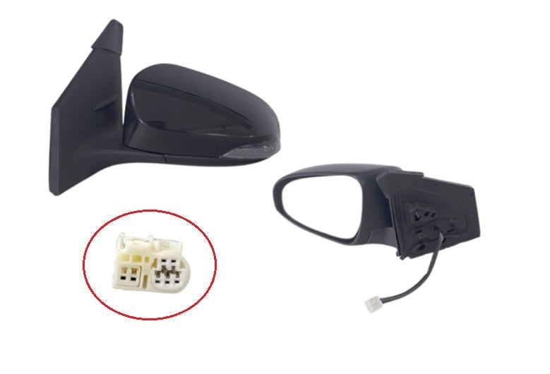 Keteparts Toyota Corolla Zre182/Zwe186 Door Mirror Left Hand Side