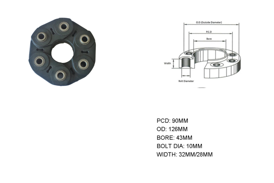 Keteparts Hyundai Tucson Jm/Tl/Tle Tail Shaft Coupling