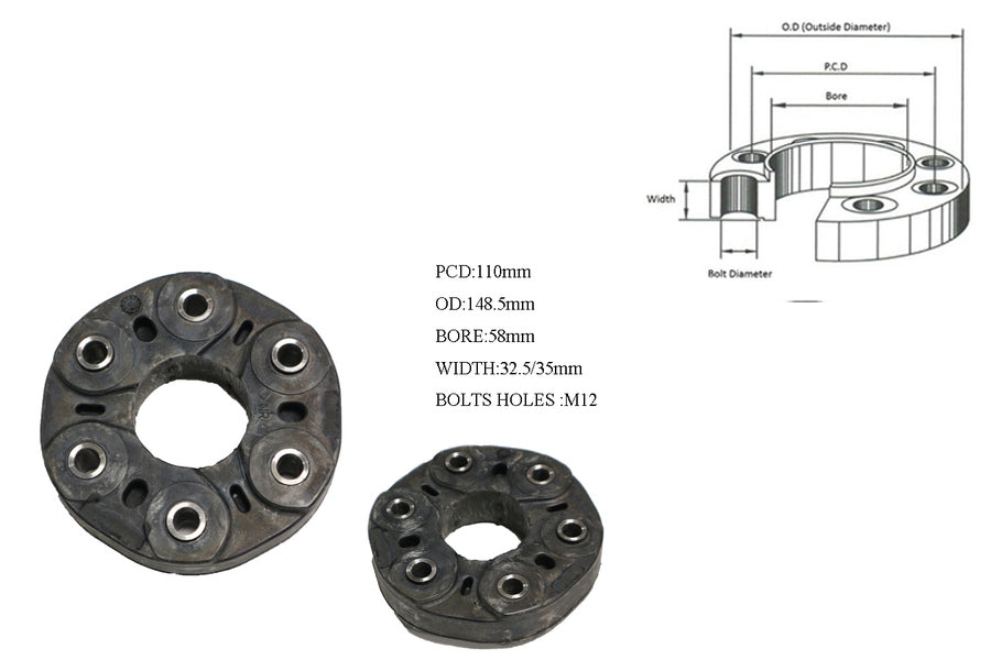 Keteparts Mercedes Benz C-Class E-Class M-Class Tail Shaft Coupling