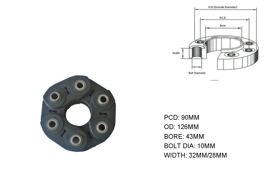 Keteparts Kia Sorento Bl/Xm/Um Tail Shaft Coupling