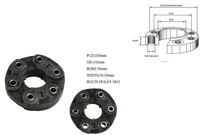 2002-2008 FORD FALCON BA/BF TAIL SHAFT COUPLING